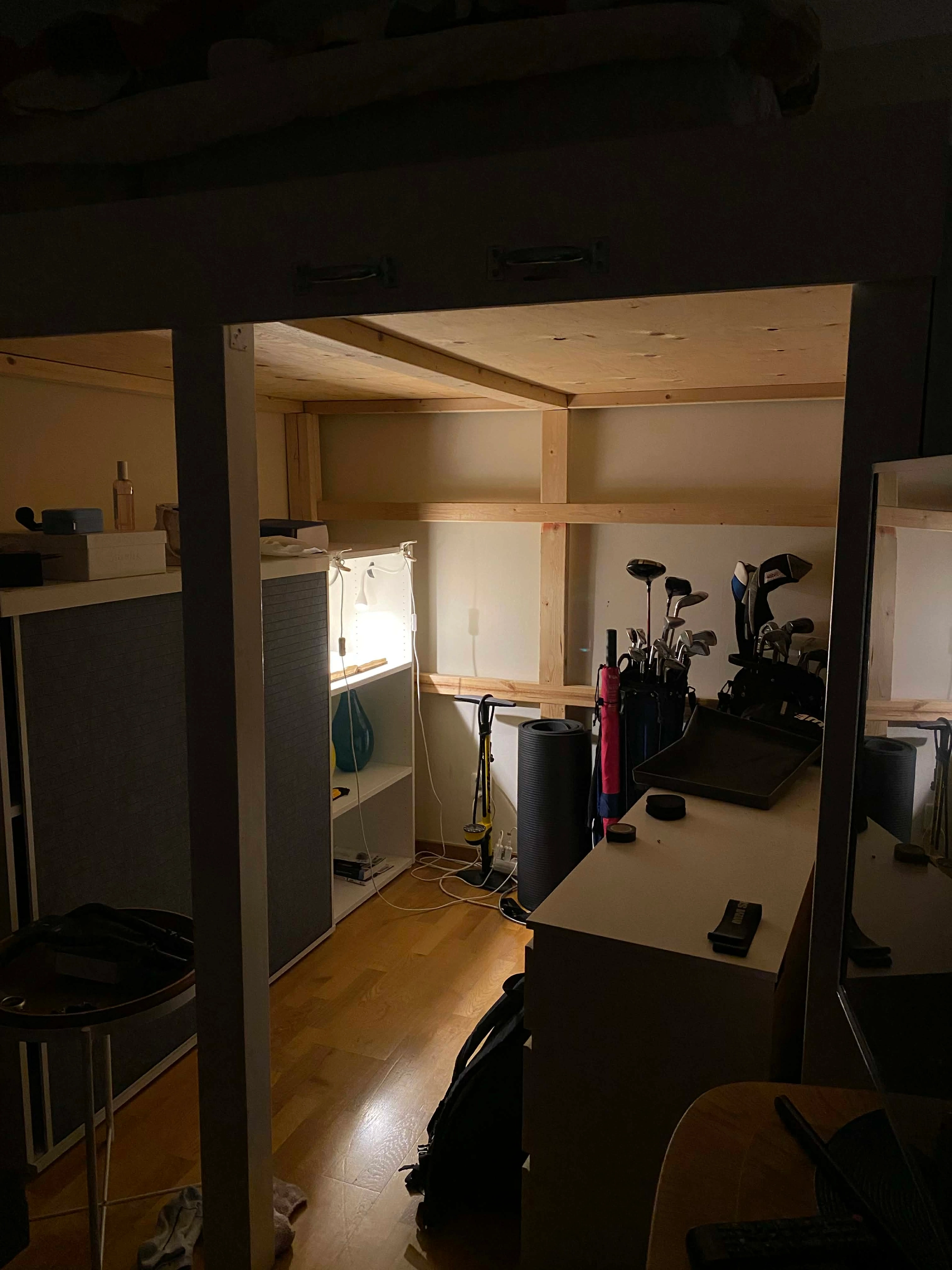 Our night-time digitisation workspace
